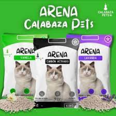 Calabaza Pets - Arena para Gatos Aroma Vainilla